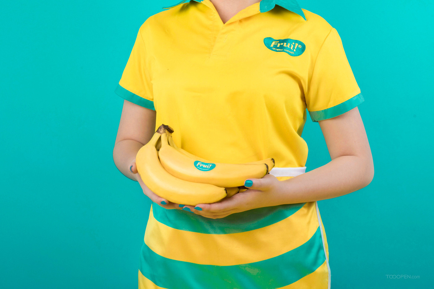 香蕉自由新鲜水果食品包装设计作品欣赏-14