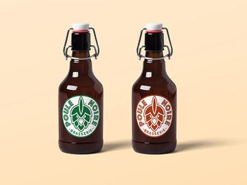 国外绿色啤酒酒精饮料产品包装设计欣赏