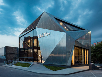 Chkalov房地产营销中心建筑设计作品