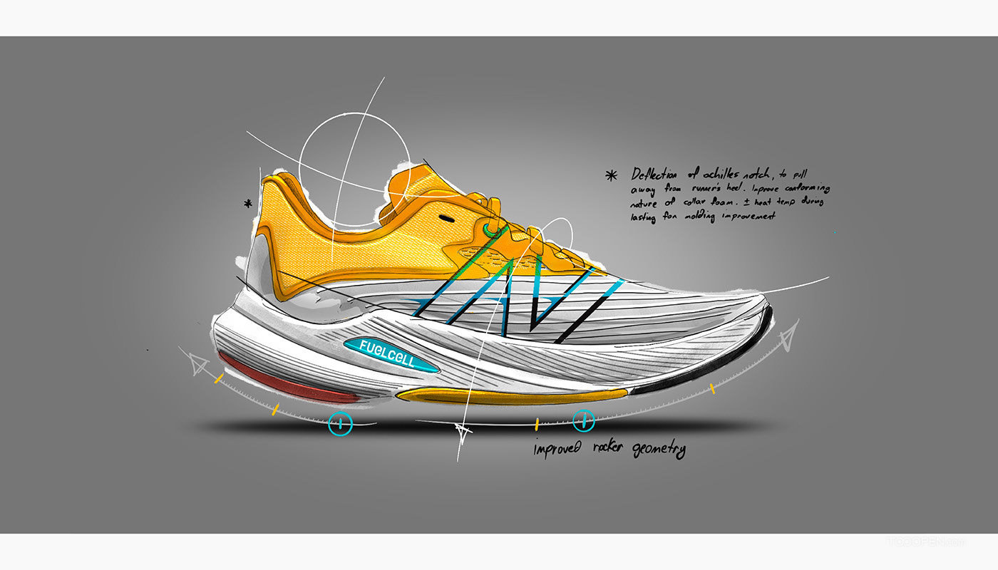 新百伦时尚限量运动跑鞋产品设计欣赏-15