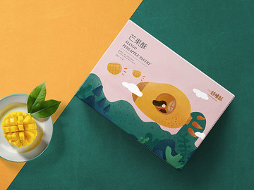 创意唯美起酥果味小饼干食品包装设计作品欣赏