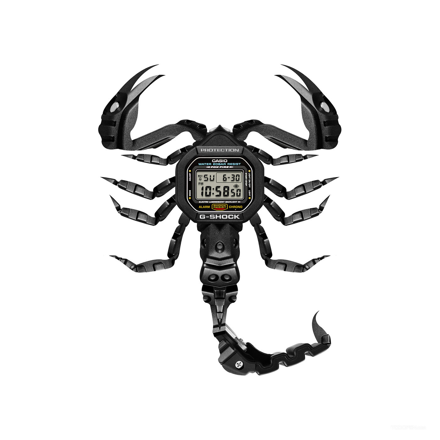 蝎子螃蟹手表插画作品欣赏-02