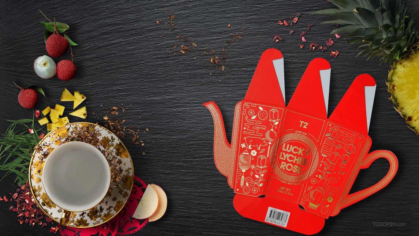 新年限量花茶水壶造型包装创意设计作品欣赏-04