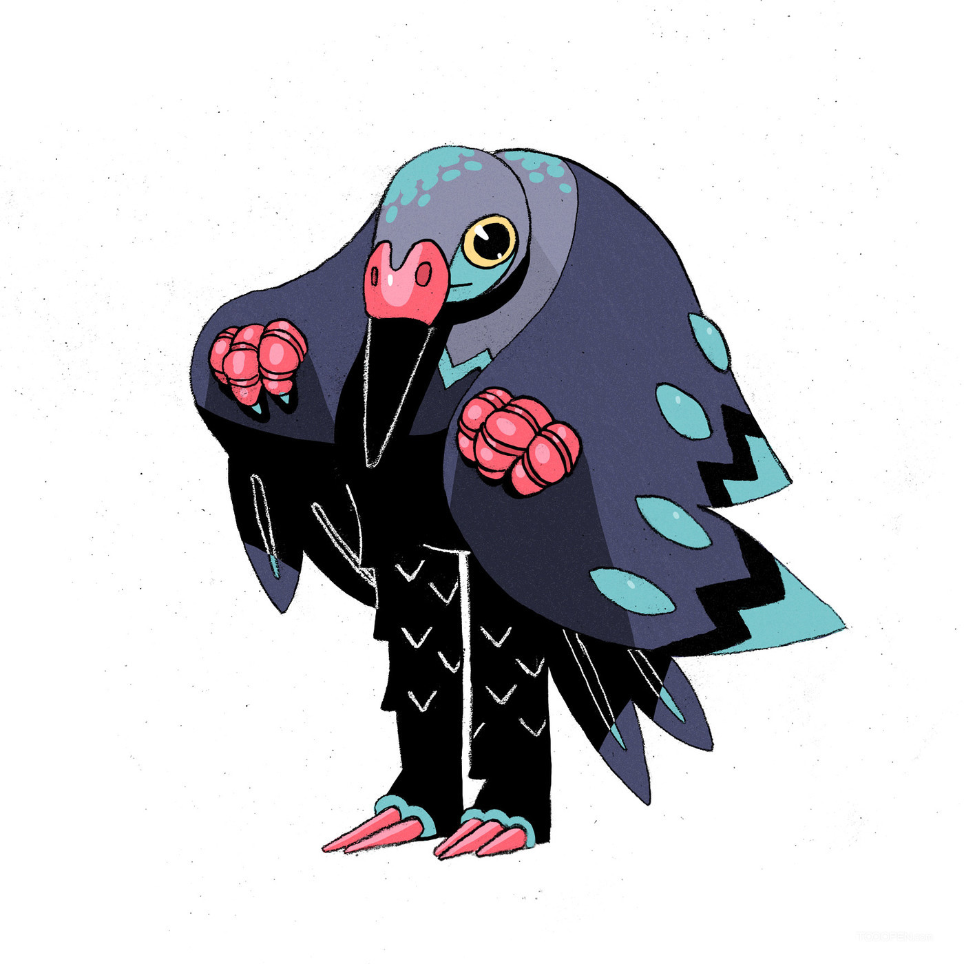 《怪物猎人 崛起》伞鸟概念图公开 设计详解- DoNews游戏