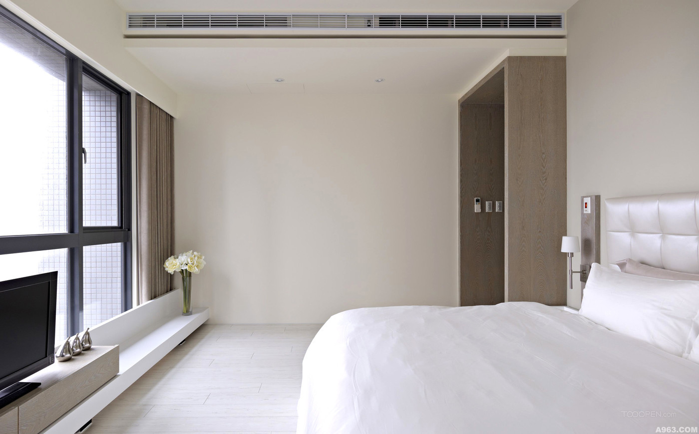 白色调日式风格四居室家装设计图片-10