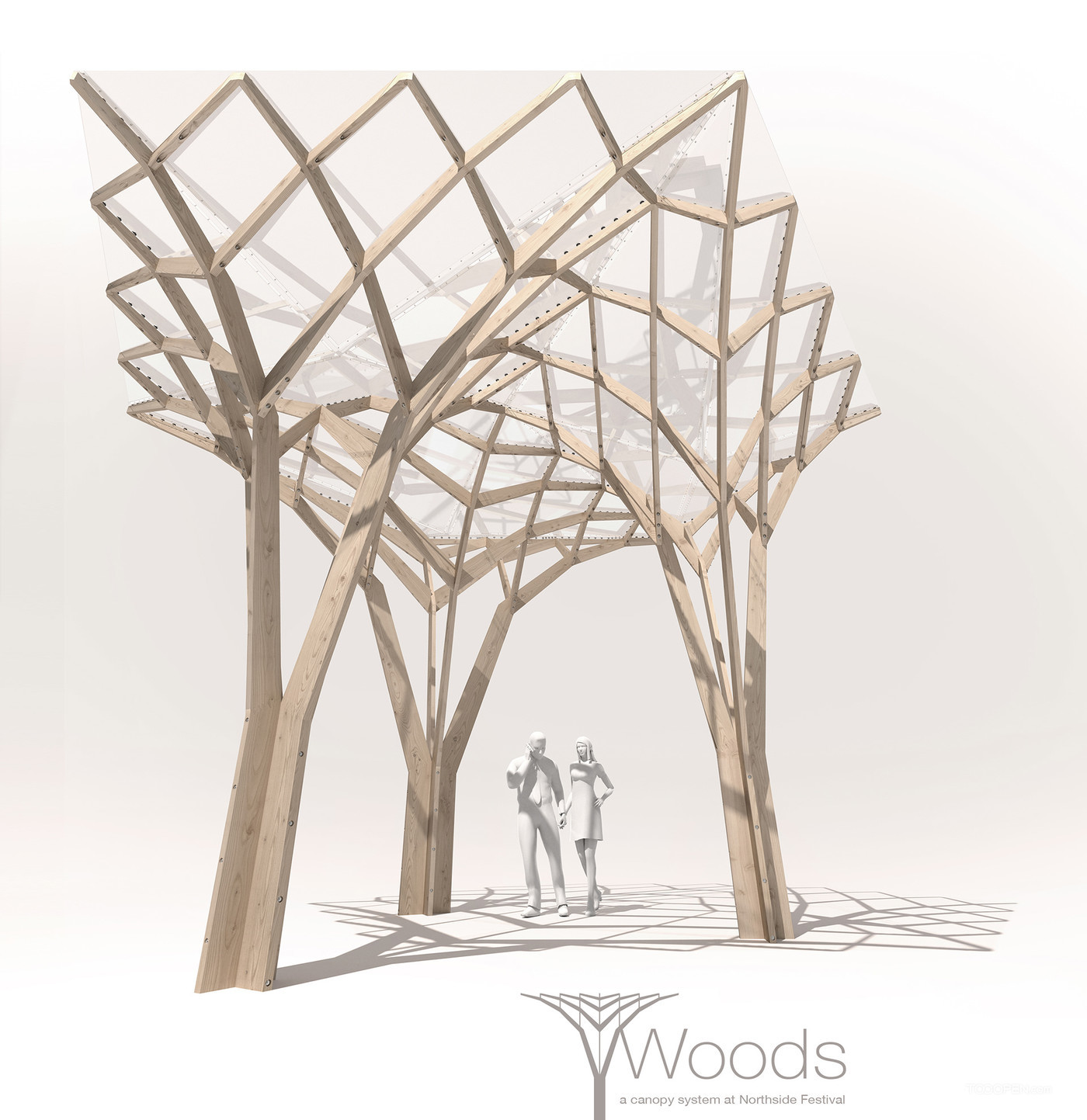 木结构公共凉亭展示设计图片-01