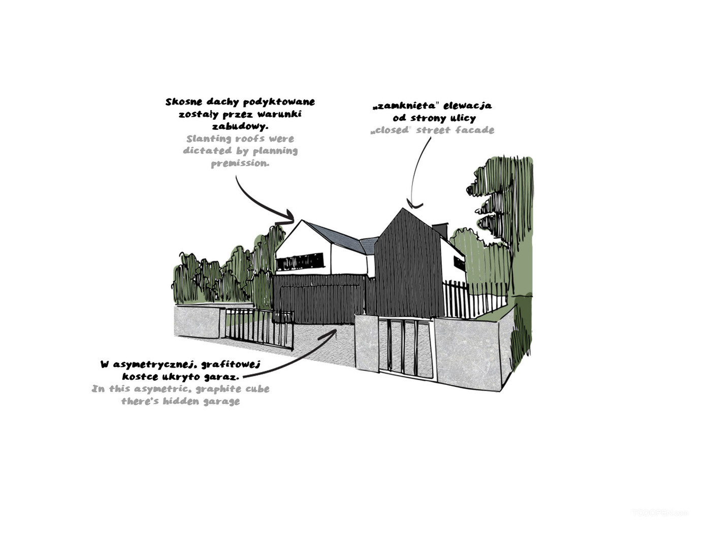 现代风格别墅住宅建设设计作品-02