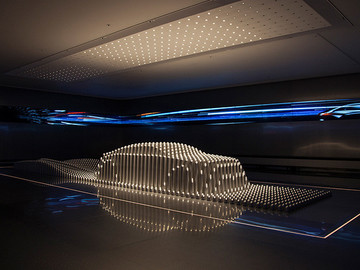 现代汽车动态体验展览展示设计作品