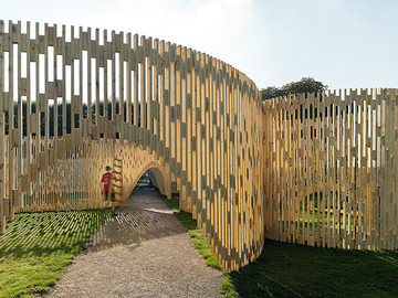 丹麥Temporary Pavilion透明迷宮花園設計欣賞