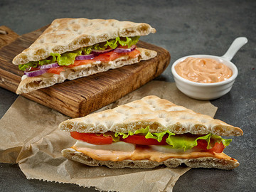 美味芝士三明治高清美食摄影图片