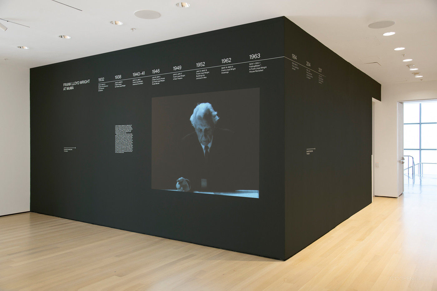 弗蘭克·勞埃德·賴特150周年展覽展示設計欣賞-08