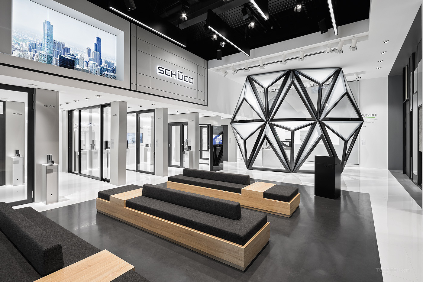 Schuco旭格全屋定制公司展廳設計作品-08