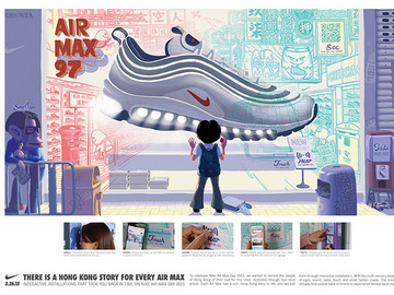 耐克Air Max复古系列广告海报设计作品欣赏