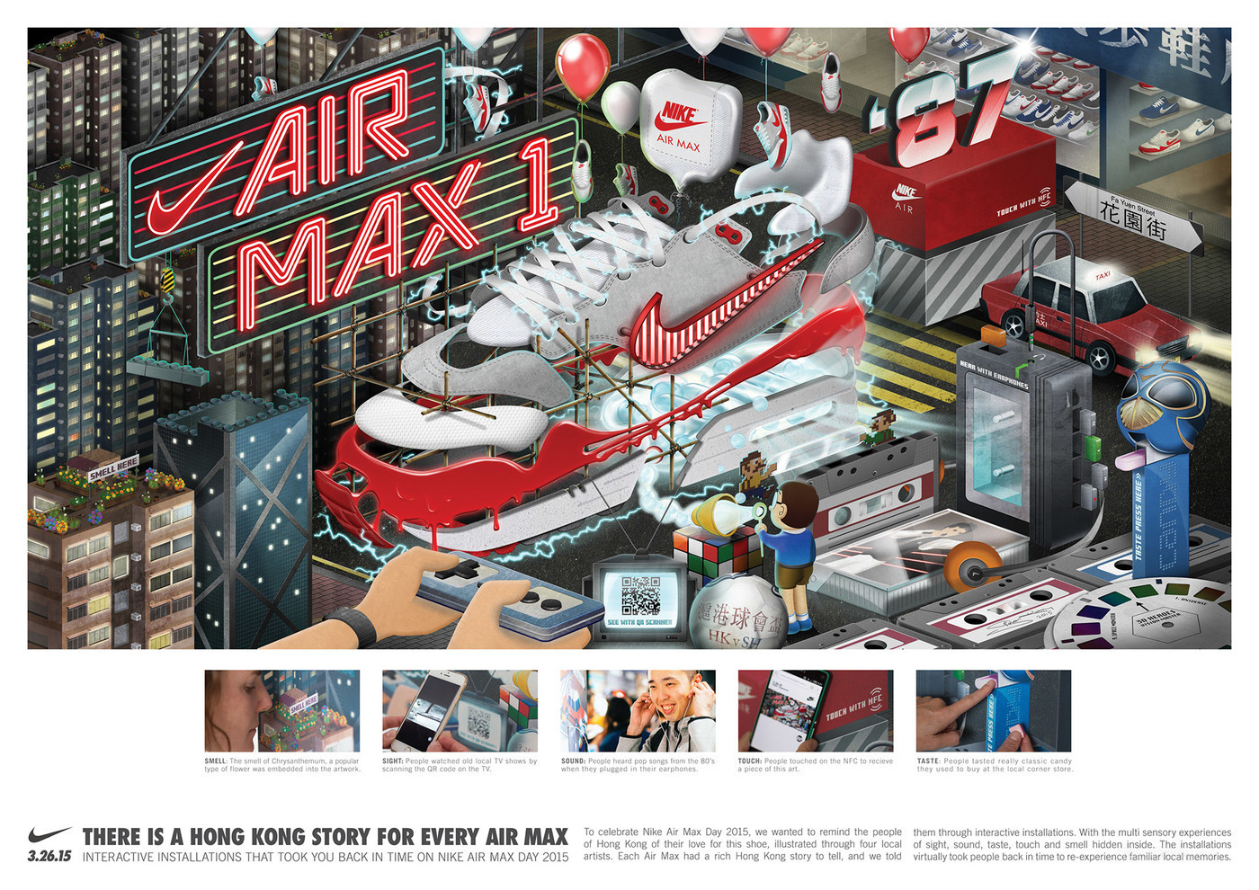 耐克Air Max复古系列广告海报设计作品欣赏-01