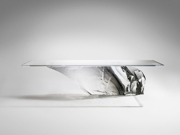 晶莹剔透水晶桌家具设计作品欣赏