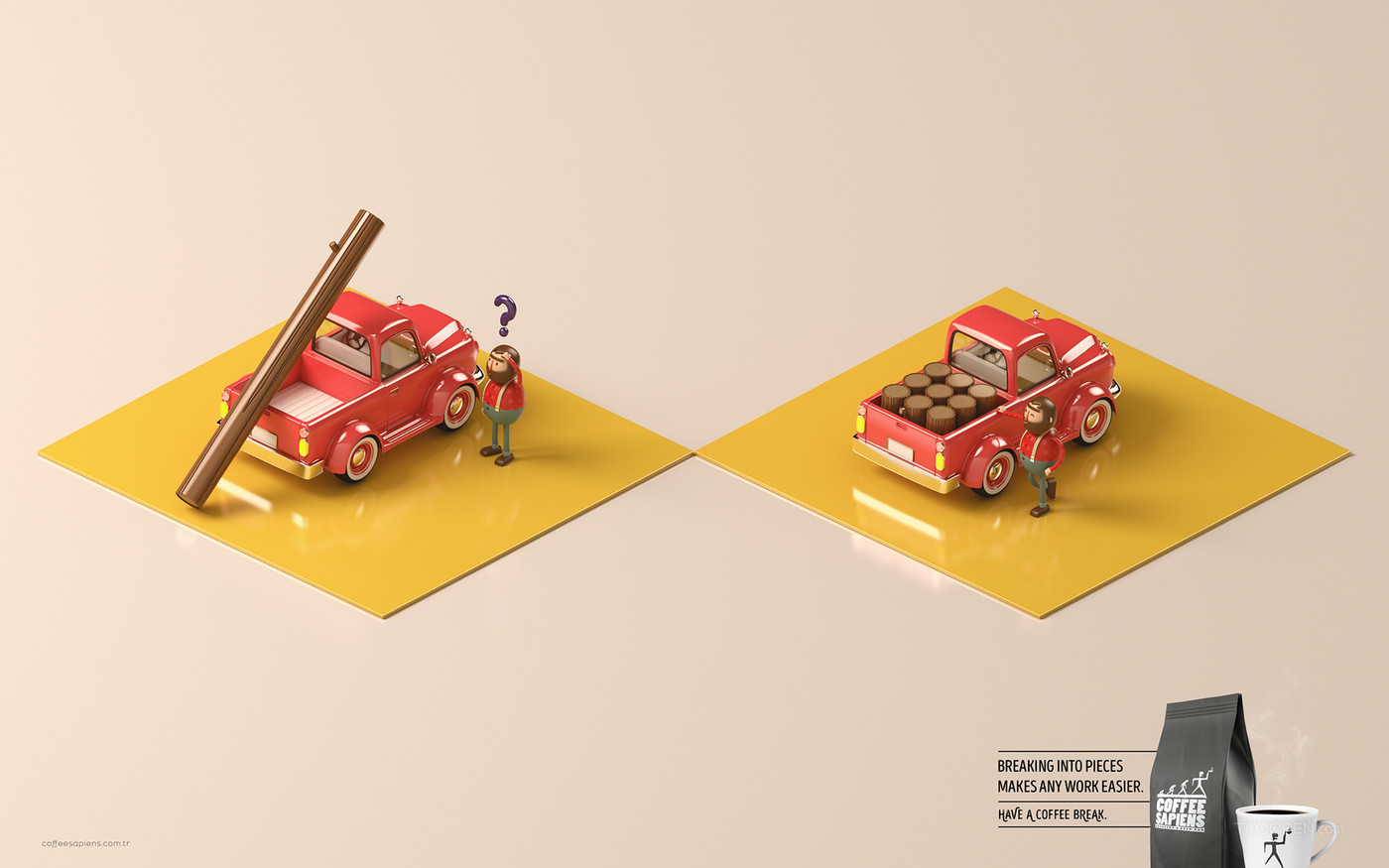 国外创意咖啡广告海报设计作品欣赏-01