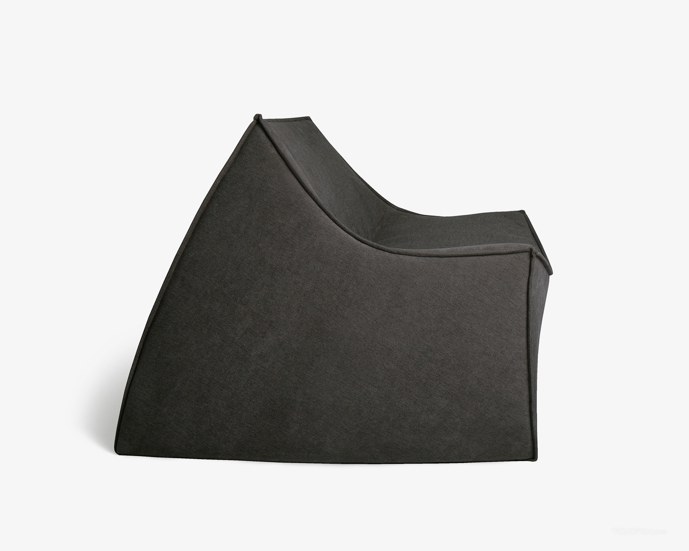 一体化舒适软垫单人沙发家具设计欣赏-01
