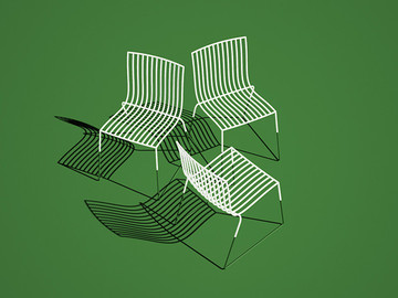 简约意式线框座椅家具设计作品欣赏
