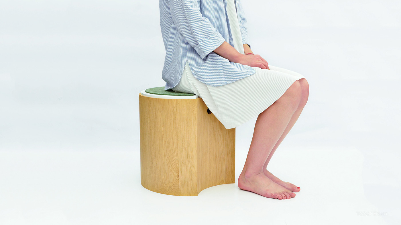 多功能茶罐造型坐凳家具设计作品欣赏-05
