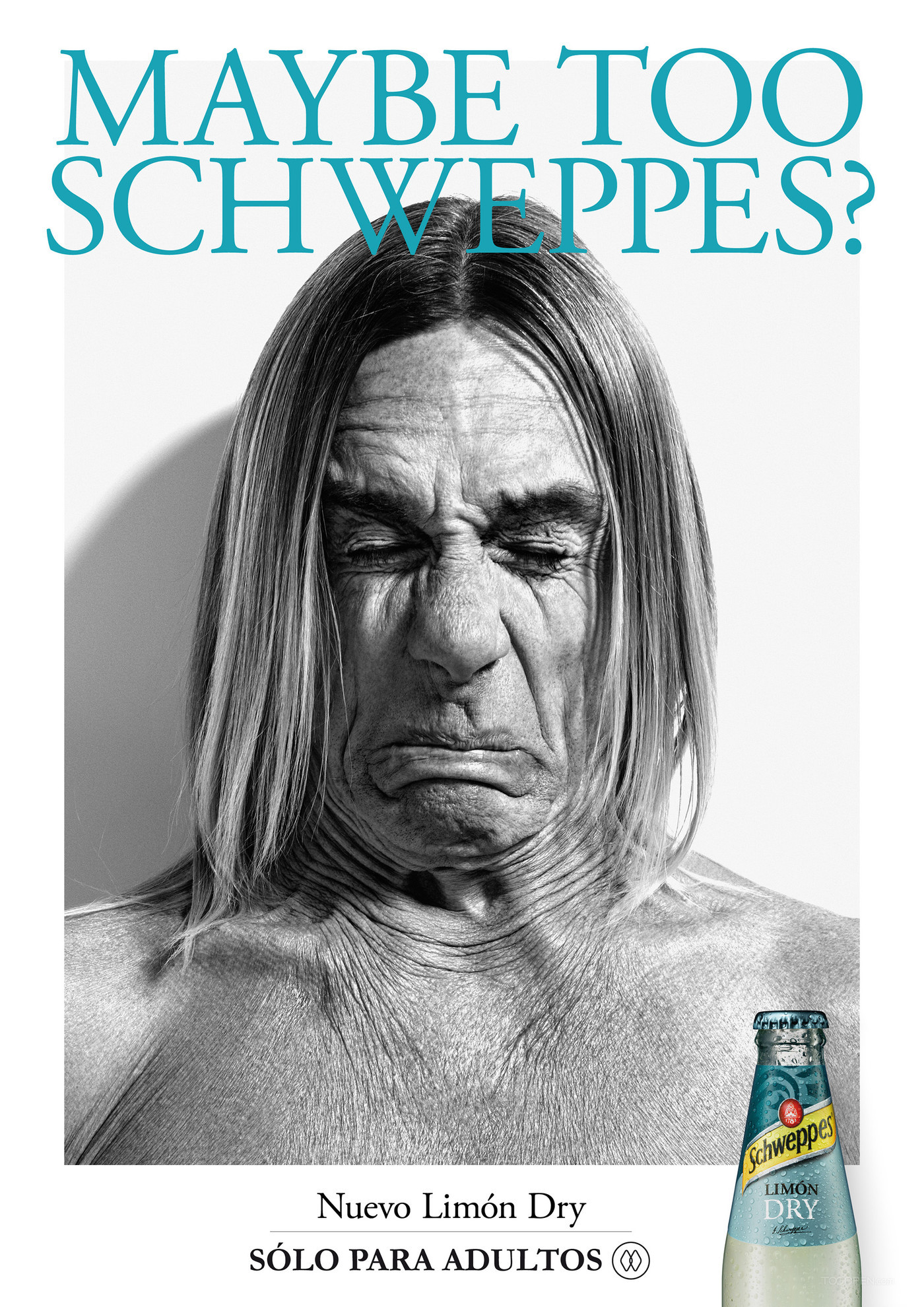 Schweppes怡泉柠檬汽水创意海报设计欣赏-01