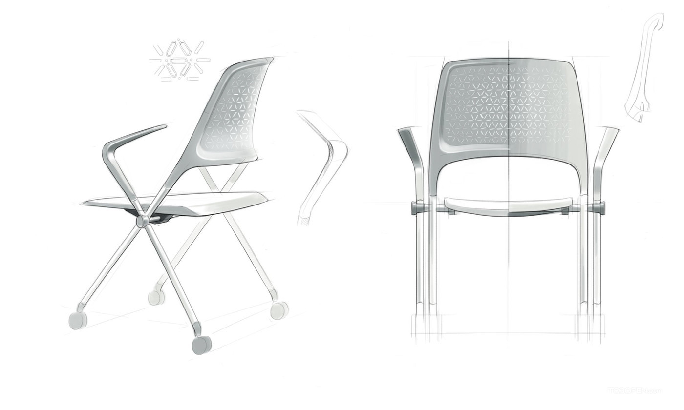 可折叠实用椅子家具产品设计欣赏-02