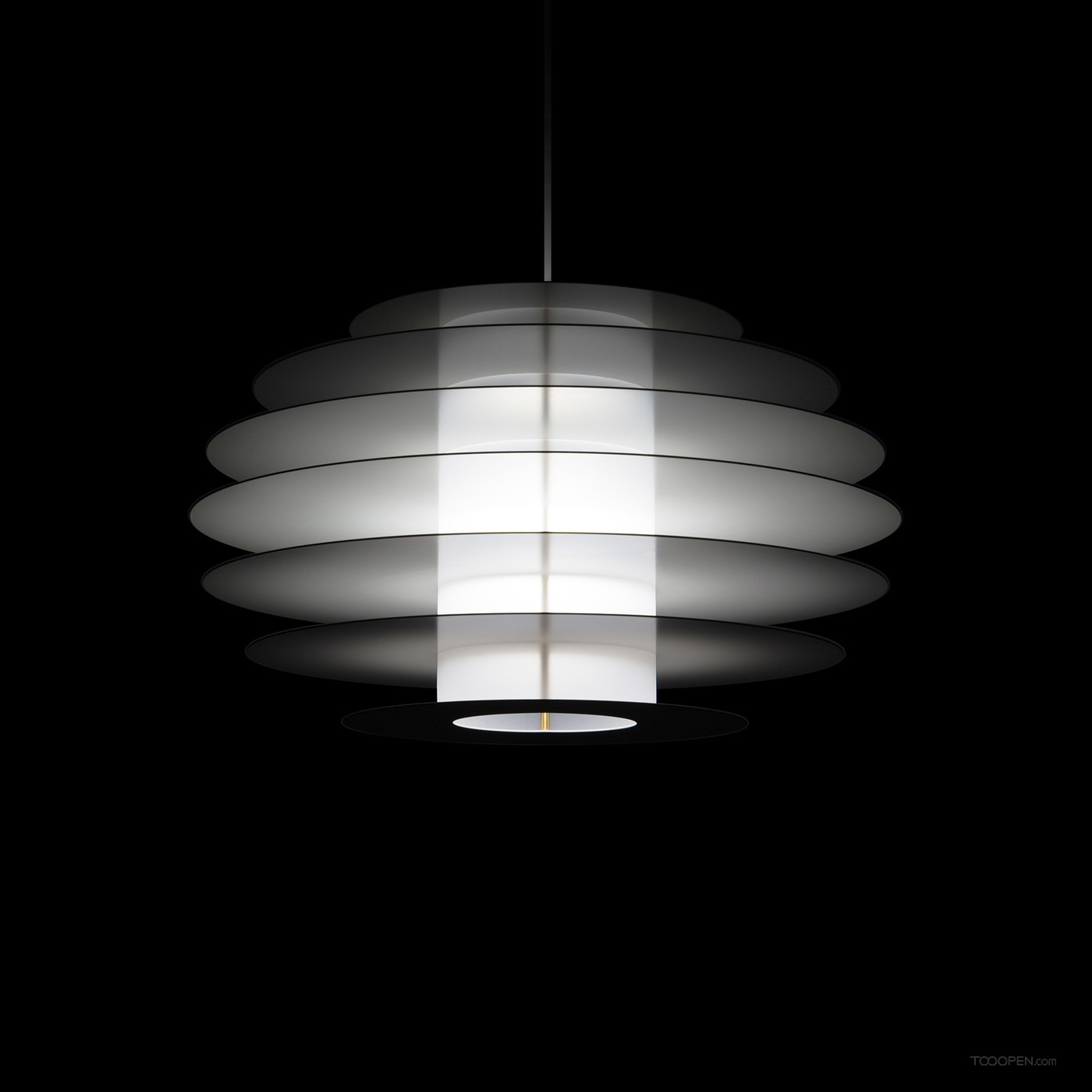 创意洁白涟漪造型灯产品设计欣赏-05