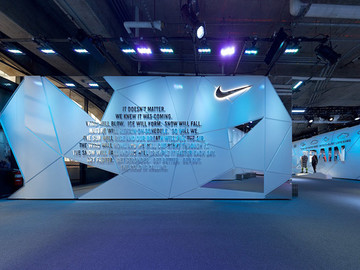 NIKE品牌服裝展廳展示設計圖片