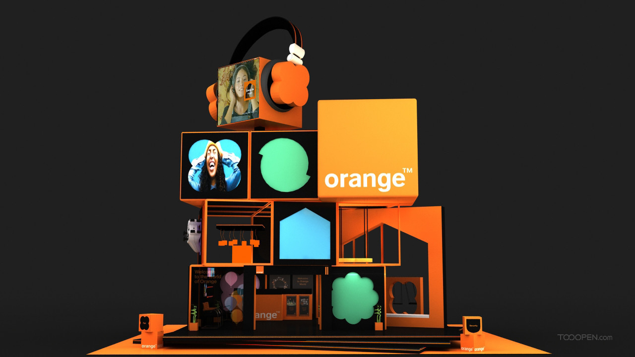 法国Orange移动通信公司展示设计图片-04