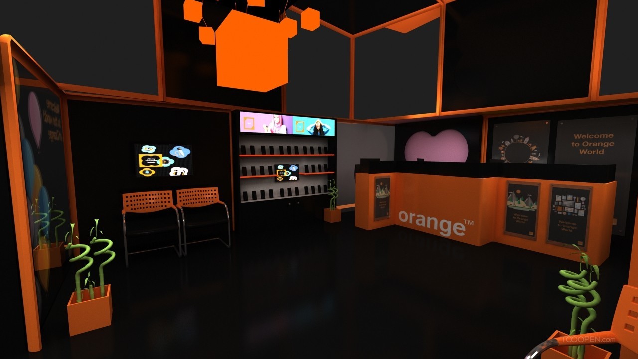 法国Orange移动通信公司展示设计图片-05