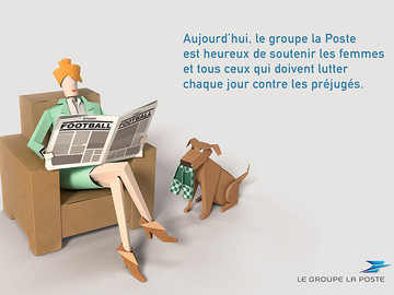 法国邮政平面海报广告设计欣赏