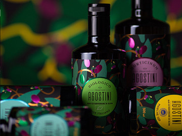 Frantoio Agostini公司特級初榨橄欖油包裝作品