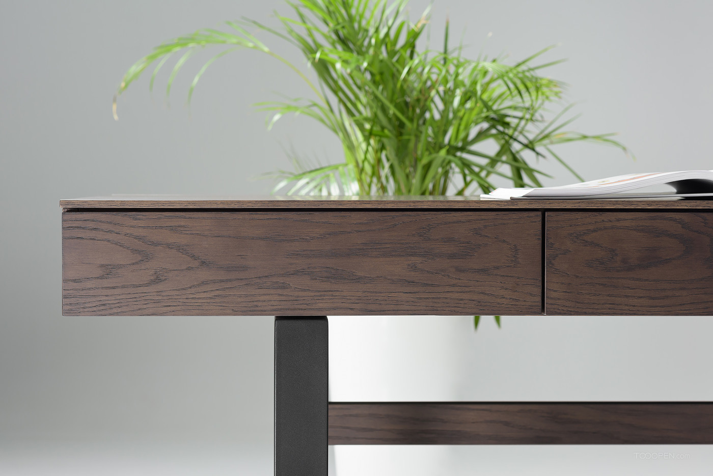简约现代实木办公桌家具产品设计欣赏-03