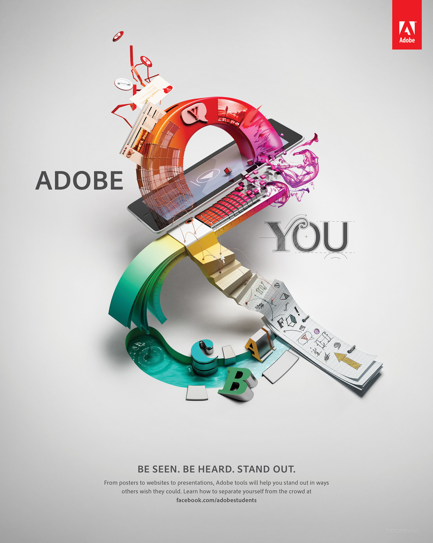 Adobe创意平面广告海报设计欣赏-02
