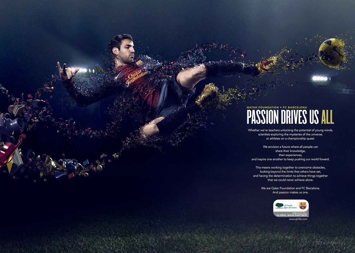 巴塞罗那足球俱乐部平面广告海报设计欣赏-02
