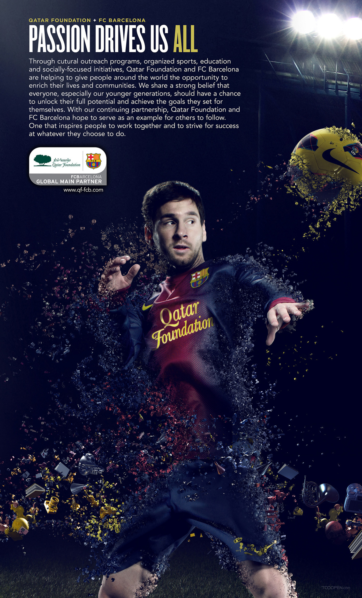 巴塞罗那足球俱乐部平面广告海报设计欣赏-04