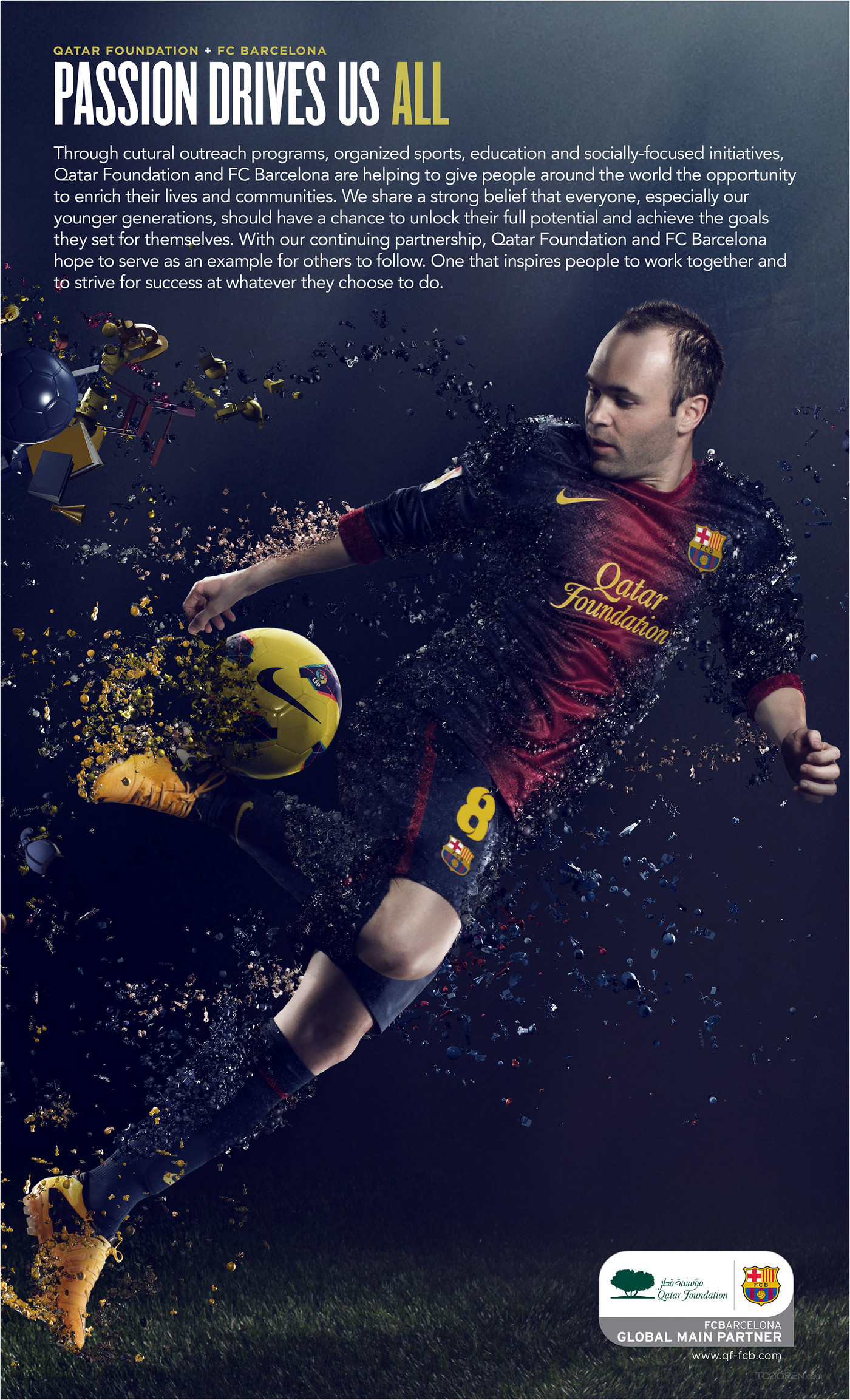 巴塞罗那足球俱乐部平面广告海报设计欣赏-05