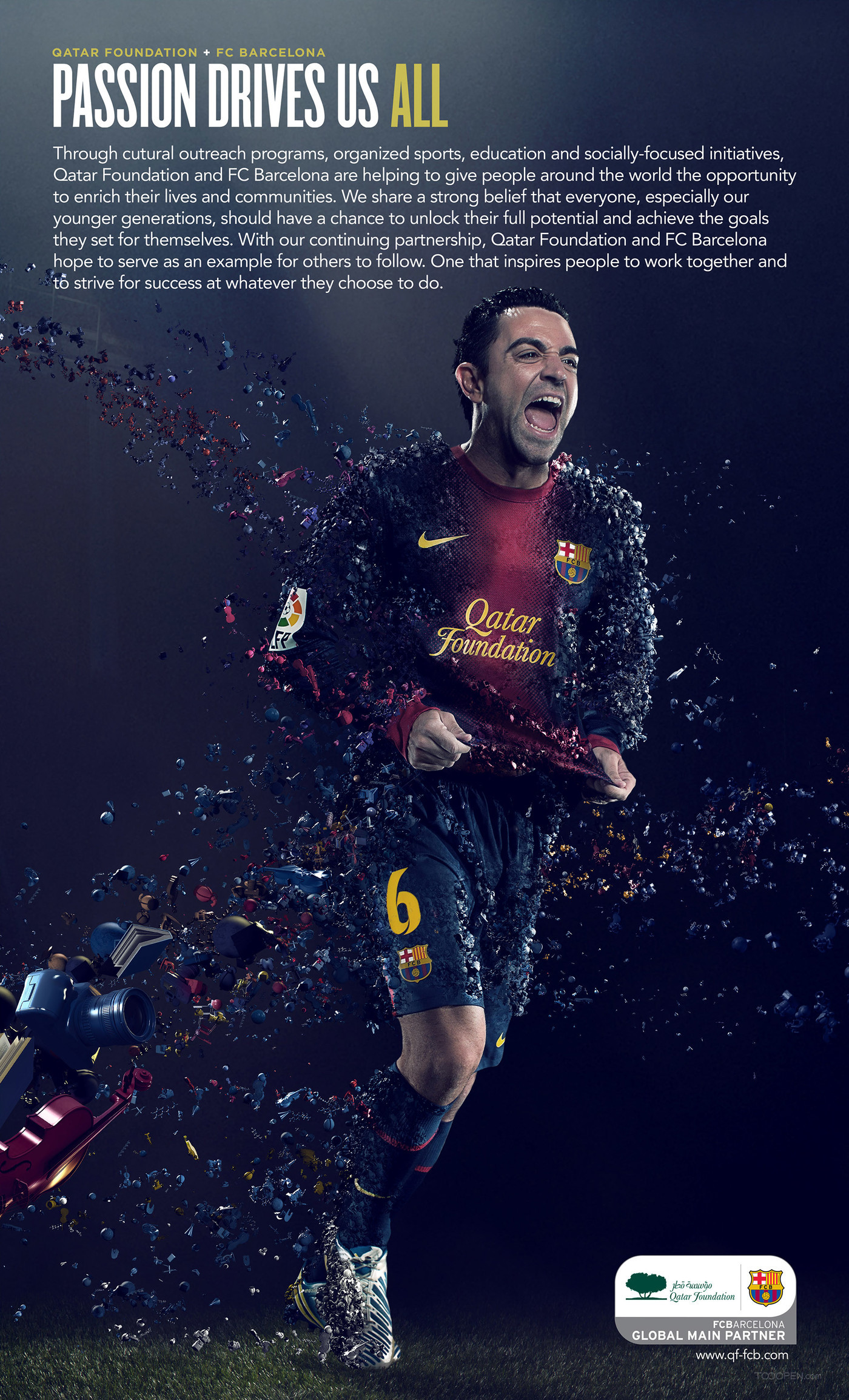 巴塞罗那足球俱乐部平面广告海报设计欣赏-06