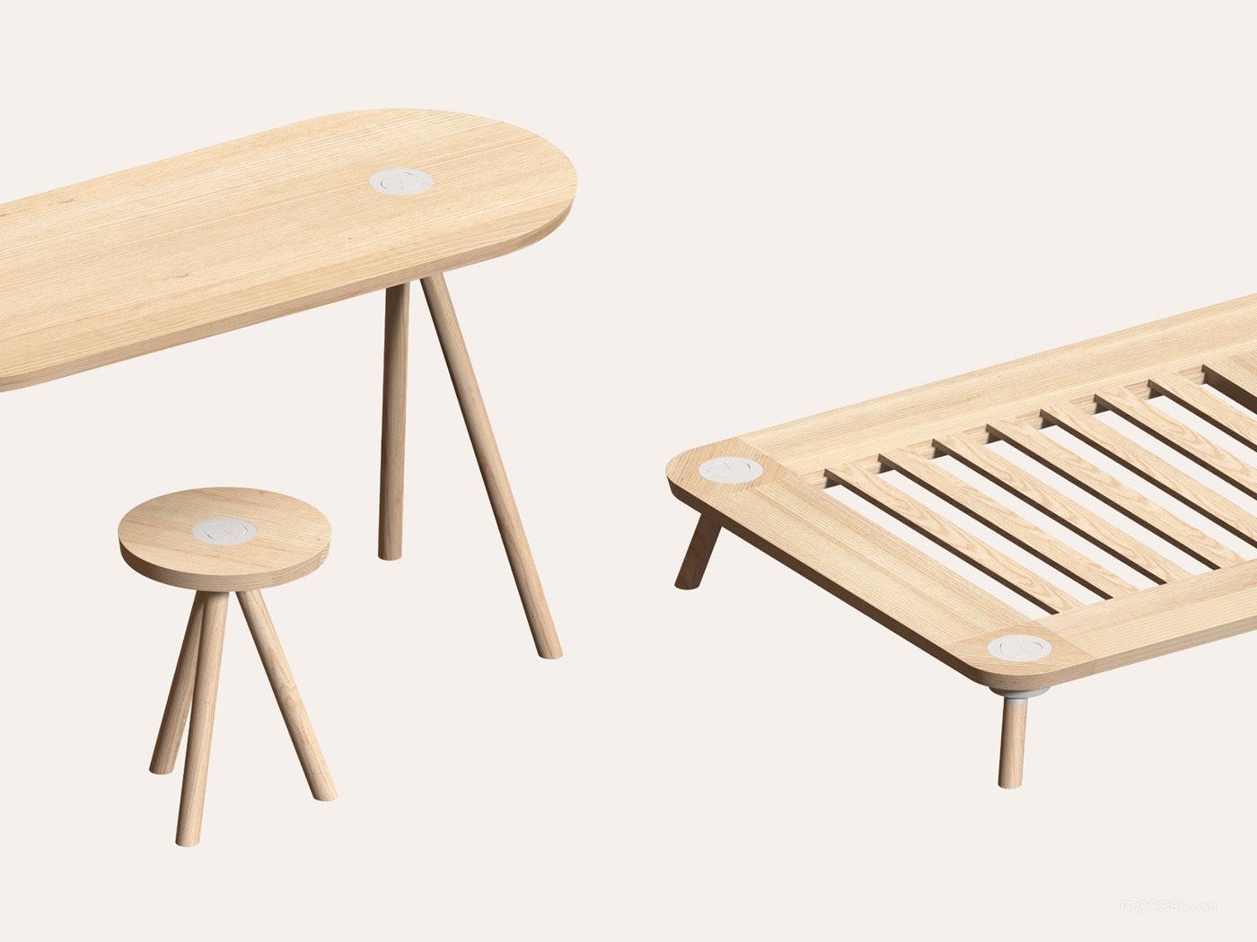 简易易组装桌凳家具设计作品欣赏-05