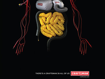 Craftsman技工网站平面宣传广告海报欣赏