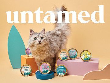 Untamed鲜食猫粮食品包装设计作品欣赏