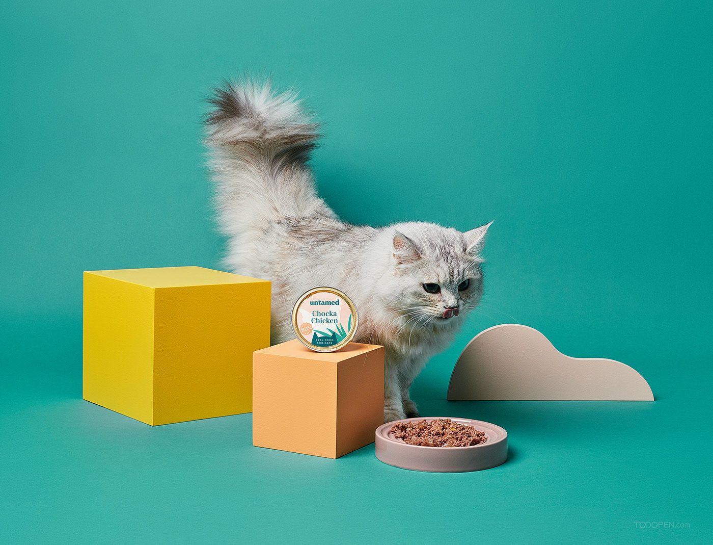 Untamed鲜食猫粮食品包装设计作品欣赏-05