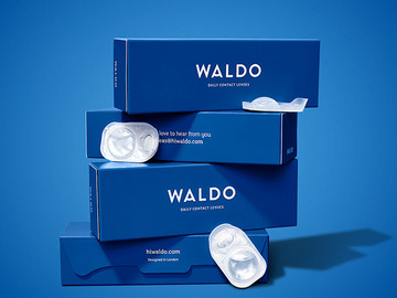 WALDO醫用隱形眼睛包裝設計作品賞析