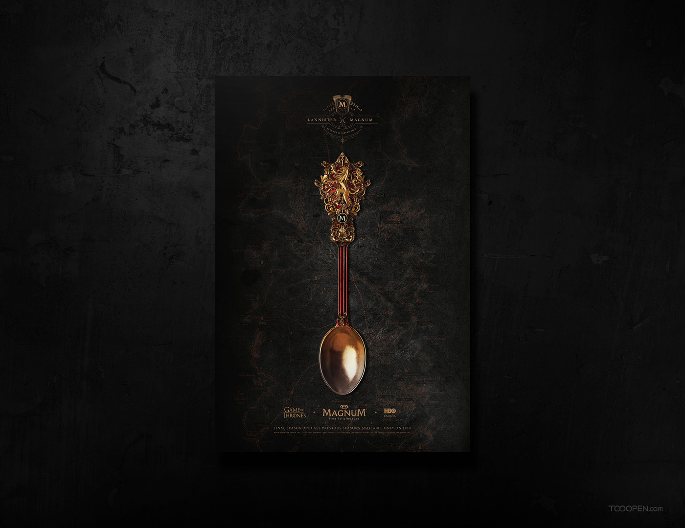 创意勺子的游戏平面广告海报设计欣赏-01