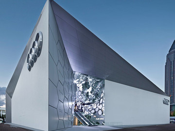 2015年法蘭克福車展奧迪展廳設計作品圖片