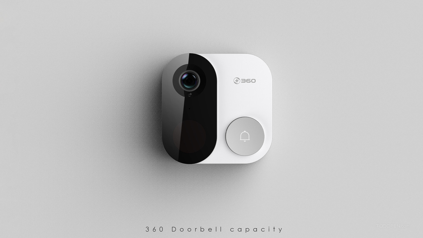 360智能可视门铃产品设计欣赏-01