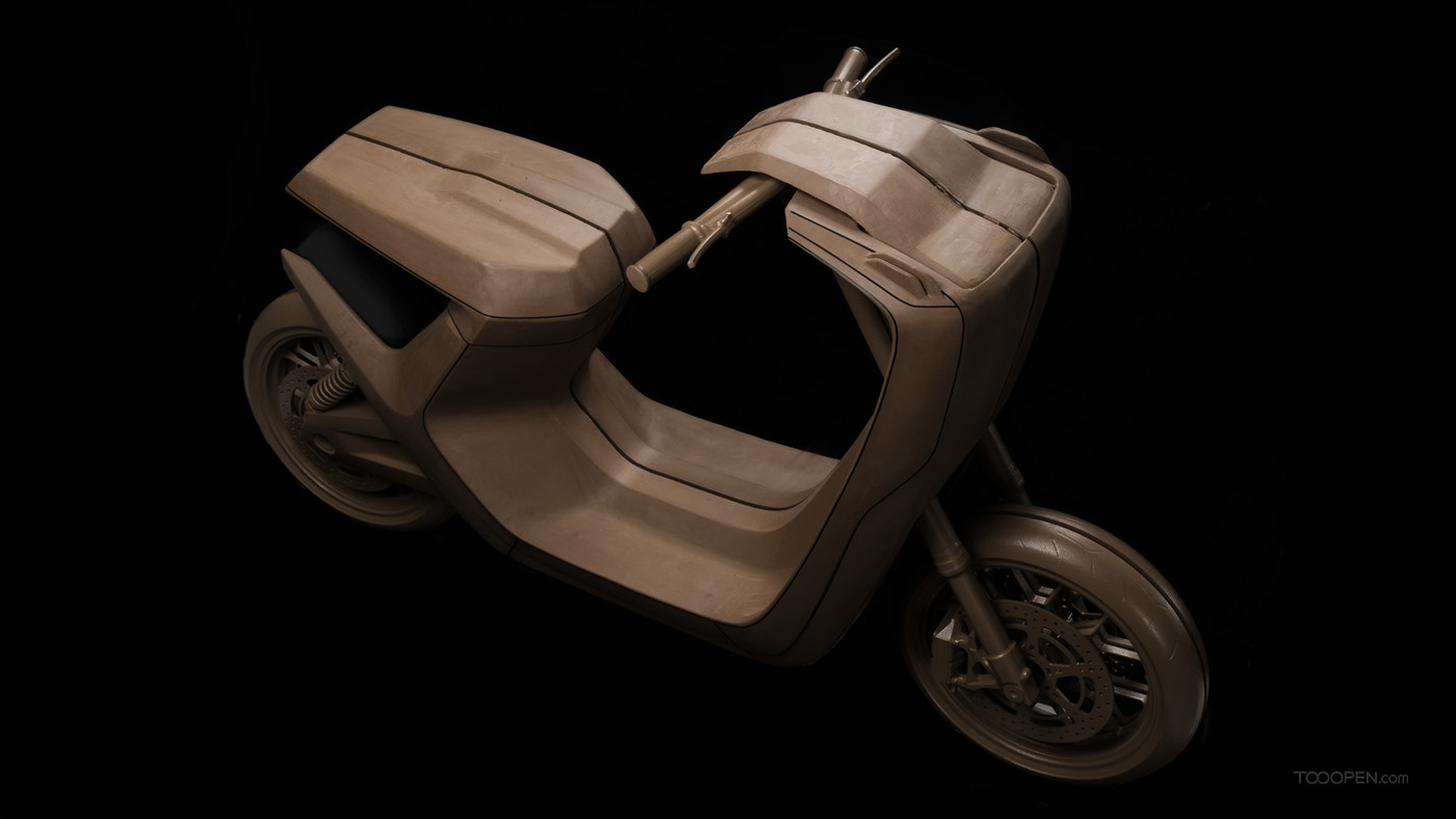 创意时尚电动摩托车产品设计欣赏-08