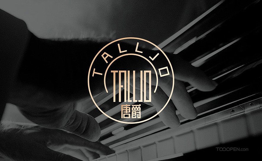 鋼琴教師logo設計+鋼琴培訓logo設計-04