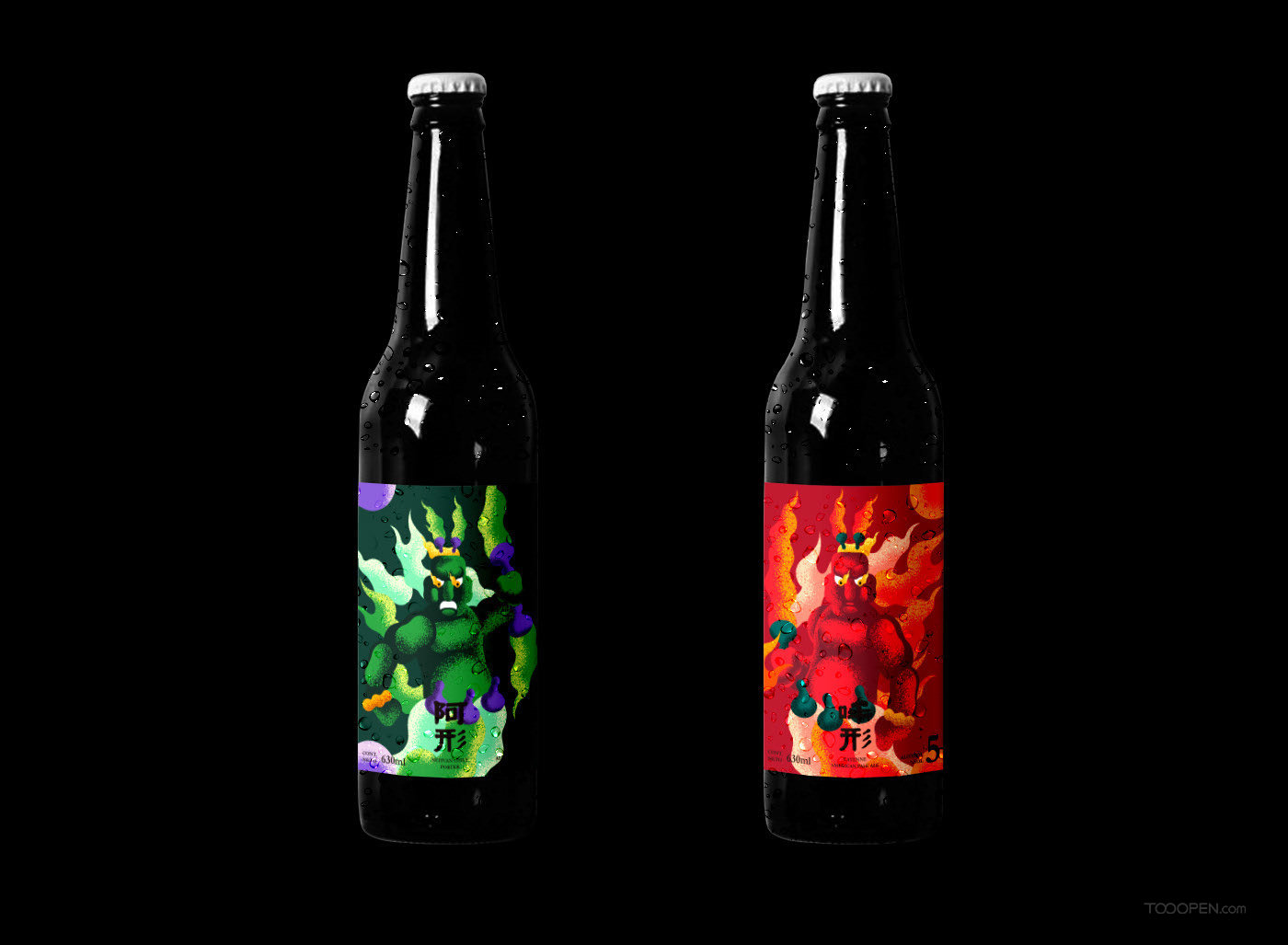 台湾传统创新啤酒饮品包装设计欣赏-01