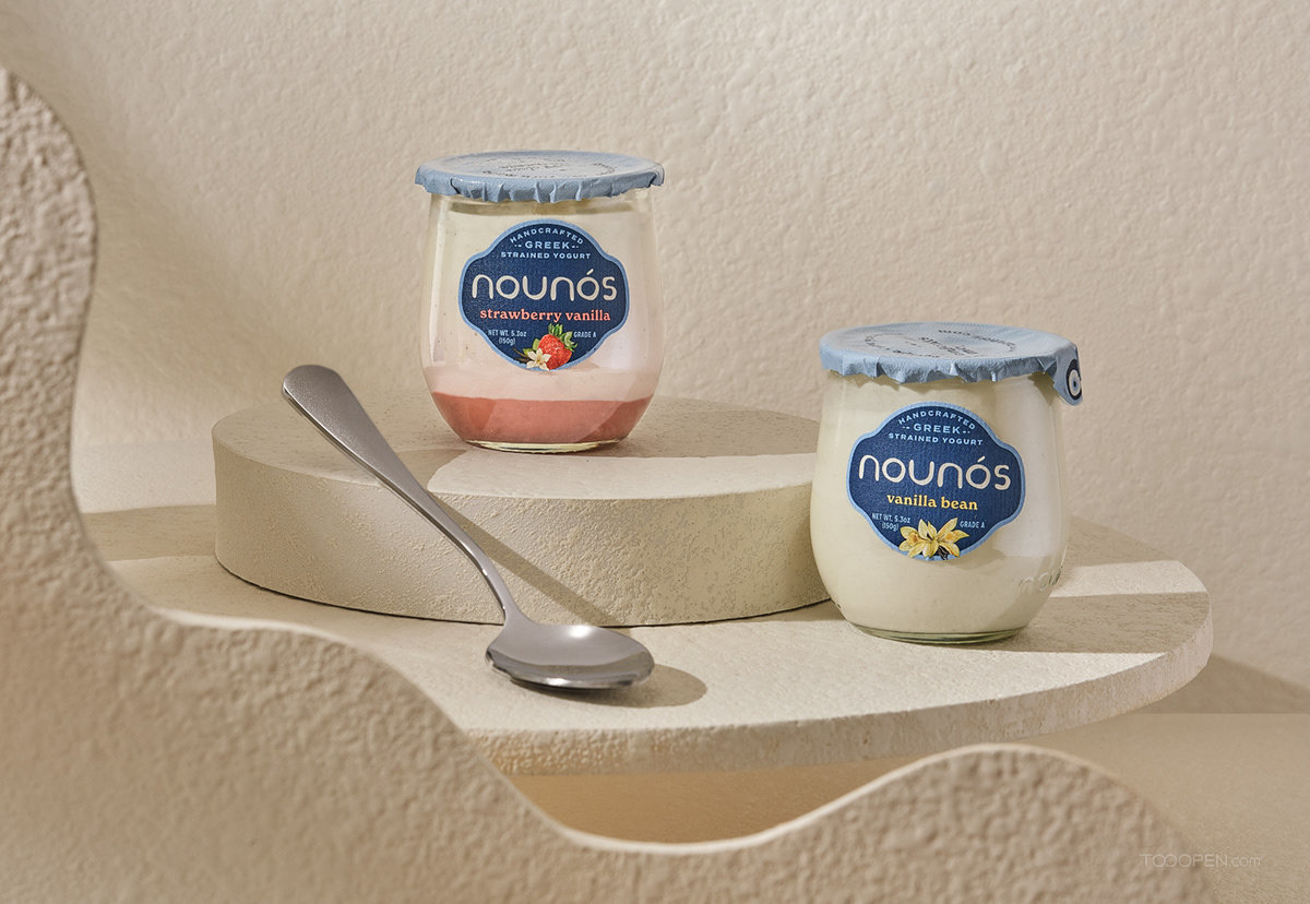 Nounós Creamery传统希腊酸奶健康美食产品包装欣-08