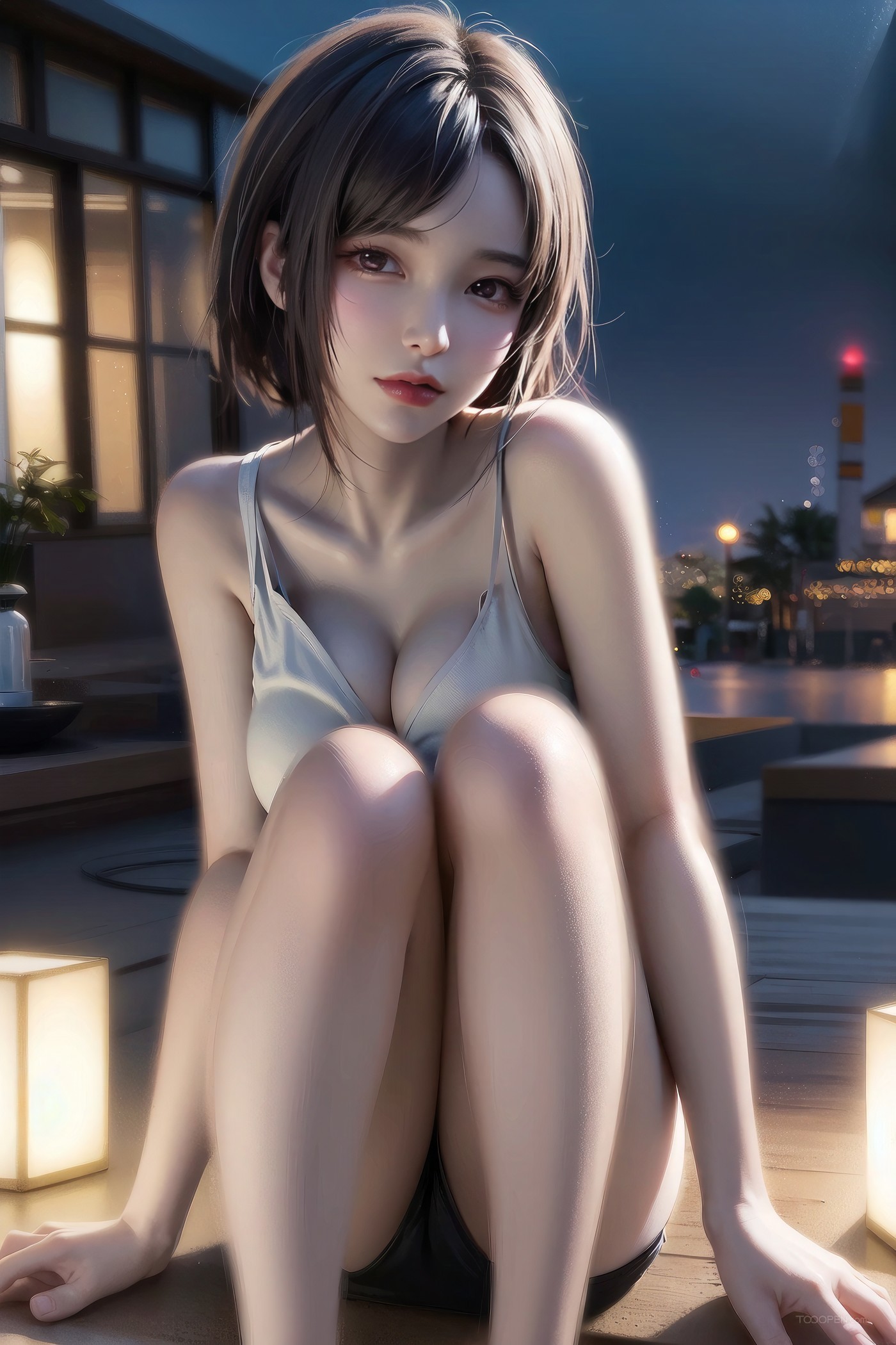 4k高清ai智造极品成熟ai性感美女写真图片-12